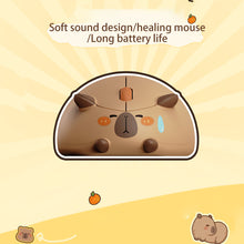 Load image into Gallery viewer, Cute Capybara Wireless Mouse Optical Portable Mute 2.4G Mice Desktop Laptop Universal Computer USB Mice For Pc Office Girl Gifts
