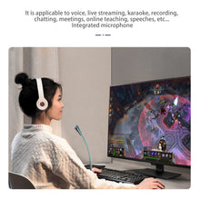Load image into Gallery viewer, Microphone Studio Speech Speakers USB/3.5mm Jack Plug Wired Microphones For PC Computer Laptop Notebook Loud Speaker
