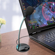 Load image into Gallery viewer, Microphone Studio Speech Speakers USB/3.5mm Jack Plug Wired Microphones For PC Computer Laptop Notebook Loud Speaker
