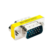 Load image into Gallery viewer, MINI DB15 15Pin Female/Female/Male Gender Changer VGA Plug connector Adapter D-Sub RS232 Serial Plug Connector
