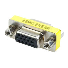 Load image into Gallery viewer, MINI DB15 15Pin Female/Female/Male Gender Changer VGA Plug connector Adapter D-Sub RS232 Serial Plug Connector
