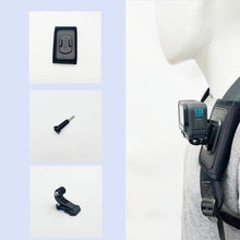 Load image into Gallery viewer, 360 Rotation Bag Backpack Shoulder Strap Mount Holder for GoPro Hero 13 12 11 10 9 DJI Action 5 Pro 4 Insta360 X4 X3 Holders
