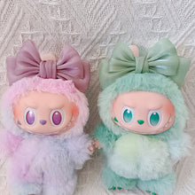 Load image into Gallery viewer, For 17cm Labubu Doll Clothes Fashion Clothing Bow Tie Hair Clip Mini Cute Doll Fashion Accessories
