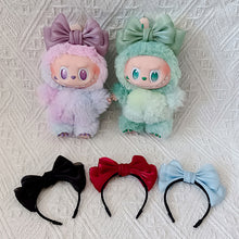 Load image into Gallery viewer, For 17cm Labubu Doll Clothes Fashion Clothing Bow Tie Hair Clip Mini Cute Doll Fashion Accessories
