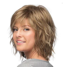 Load image into Gallery viewer, Gradient Wig Women Natural Lightweight Breathable Cool White Hair Head Invisible Seamless Fluffy Simulated Wig
