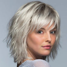 Load image into Gallery viewer, Gradient Wig Women Natural Lightweight Breathable Cool White Hair Head Invisible Seamless Fluffy Simulated Wig
