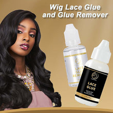 Load image into Gallery viewer, Lace Glue Invisible Waterproof Adhesive Lace Wig Piece Glue Gentle and Strong Adhesive Remover
