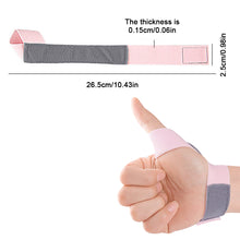 Load image into Gallery viewer, Hand Thumb Eyelash Sheath Simple Wrist Guard Elastic Strap Wrapped and Pressurized Adjustable Finger Wrist Guard
