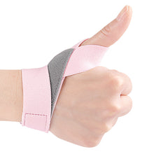 Load image into Gallery viewer, Hand Thumb Eyelash Sheath Simple Wrist Guard Elastic Strap Wrapped and Pressurized Adjustable Finger Wrist Guard
