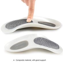 Load image into Gallery viewer, Detachable Combination Breathable Women's Foot Arch Pad Back Pad Flat Foot Insole Men's Footheart Insole Bagged
