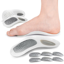 Load image into Gallery viewer, Detachable Combination Breathable Women's Foot Arch Pad Back Pad Flat Foot Insole Men's Footheart Insole Bagged
