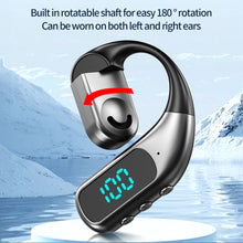 Load image into Gallery viewer, Rotatable Wireless Bluetooth Headphones With Digital Display Open-Ear Business Bone Conduction Clip-On Headphones
