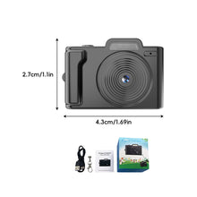 Load image into Gallery viewer, 0.96IN Campus Small Camera 1080P HD Color Screen Digital Camera Student Portable Retro CCD
