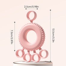 Load image into Gallery viewer, 1PC Silicone Finger Grip Strengthener Five-Hole Design Rehabilitation Training Grip Strength Loop Decompression Tool

