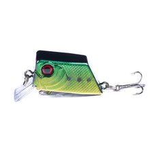 Load image into Gallery viewer, 1PC 4.5CM/7G Lure Cube Fake Bait Rockin' Micro Crankbait Floating Minnow Long Casting Wide Tongue Plate
