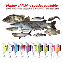 Load image into Gallery viewer, 1PC 4.5CM/7G Lure Cube Fake Bait Rockin' Micro Crankbait Floating Minnow Long Casting Wide Tongue Plate
