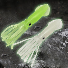 Load image into Gallery viewer, 5PCS 10.5CM/8G Lure Bionic Luminous Squid Soft Bait Hollow Tubular Sea Fishing Octopus Bait

