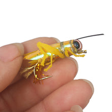Load image into Gallery viewer, 1PC Bionic Locust Grasshopper Fly Hook Lure Insect Floating Artificial Bait Fishing Gear Accessories
