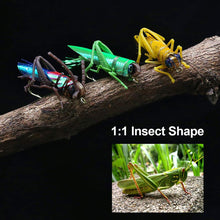 Load image into Gallery viewer, 1PC Bionic Locust Grasshopper Fly Hook Lure Insect Floating Artificial Bait Fishing Gear Accessories
