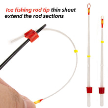 Load image into Gallery viewer, 5PCS 7/10/13CM White Ice Fishing Rod Tip Extenders Rod Section Extension Fishing Gear Accessories
