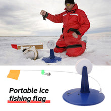 Load image into Gallery viewer, Portable Ice Fishing Flags Automatic Floating Water Fishing Platforms Ice Pits Danger Warning Signs Fishing Gear Accessories
