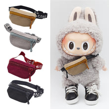 Load image into Gallery viewer, Doll Bag for 17cm Labubu BJD Plush Doll &amp; 1/12 BJD PU Crossbody Bag Doll Accessories Mini Clothes
