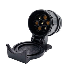 Load image into Gallery viewer, 13 To 7 Pin Durable Plug Adapter Trailer Connector 12V Towbar Towing Waterproof Plugs Socket Adapter Protect Connections RV Accessories
