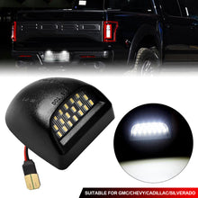 Load image into Gallery viewer, Car LED License Plate Light High Brightness LED Number Plate Lamp for GMC/Chevrolet/Cadillac/Silverado 12V 6500K
