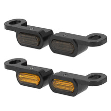 Load image into Gallery viewer, 2Pcs Motorcycle LED Turn Signal Amber Light E Mark For Harley Softail Touring Road King FLTRX FLHT FLHX 14-23 Softail 16-17
