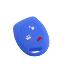 Load image into Gallery viewer, 3 Buttons Car Key Case Cover Remote Holder Fob Silicone For Ford MONDEO FIESTA FOCUS C-MAX S-MAX TRANSIT KA GALAXY
