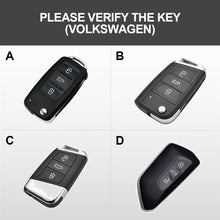 Load image into Gallery viewer, Car Carbon Fiber Pattern Remote Key Cover Case Fob For VW Volkswagen Polo Golf Passat Tiguan Skoda Octavia Seat Leon Altea
