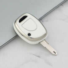 Load image into Gallery viewer, Car Key Cover Case Shell Fob NO Chip Key Protection Keyless Keychain TPU For Renault Twingo Clio Kangoo Master Accessories
