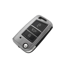 Load image into Gallery viewer, TPU Car Flip Key Case Cover Shell Fob For VW Volkswagen Golf 7 MK7 Tiguan MK2 for Seat Ateca Leon FR Ibiza Skoda Octavia Kodiaq
