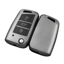 Load image into Gallery viewer, TPU Car Flip Key Case Cover Shell Fob For VW Volkswagen Golf 7 MK7 Tiguan MK2 for Seat Ateca Leon FR Ibiza Skoda Octavia Kodiaq
