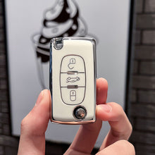 Load image into Gallery viewer, Car Remote Key Shell Case Cover Holder Fob 2 3 Button for Peugeot 308 207 307 3008 5008 Fob for Citroen C2 C3 C4 C8 Accessories
