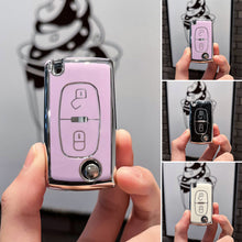 Load image into Gallery viewer, Car Remote Key Shell Case Cover Holder Fob 2 3 Button for Peugeot 308 207 307 3008 5008 Fob for Citroen C2 C3 C4 C8 Accessories
