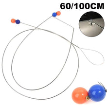 Load image into Gallery viewer, 60cm/100 Stainless Steel Car Door Lock Opener Tool Supplies Wire Ball For Auto Pull Rope
