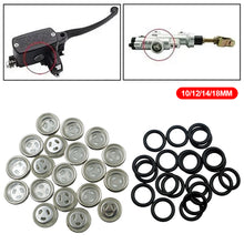 Load image into Gallery viewer, 10mm/12mm/14mm/18mm Motorcycle Upper Pump Master Cylinder Brake Pump Oil Window Mirror Sight Glass Rubber Gasket
