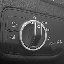 Load image into Gallery viewer, Car Headlight Control Switch Knob Decorative Ring Trim Frame Styling Sticker Auto Interior Accessories For Audi A3 Q2L
