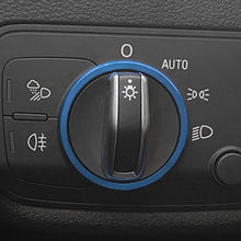 Load image into Gallery viewer, Car Headlight Control Switch Knob Decorative Ring Trim Frame Styling Sticker Auto Interior Accessories For Audi A3 Q2L
