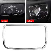 Load image into Gallery viewer, Stainless Steel Car Head Light Switch Panel Frame Cover Sticker Accessories for Audi A3 8V 2014 - 2019 LHD
