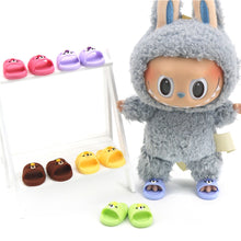 Load image into Gallery viewer, For Labubu Shoes Suitable for 17cm Cotton Dolls Shoes Slipper Toys Casual Sandal Dolls Accessories DIY Doll Toys
