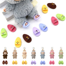 Load image into Gallery viewer, For Labubu Shoes Suitable for 17cm Cotton Dolls Shoes Slipper Toys Casual Sandal Dolls Accessories DIY Doll Toys
