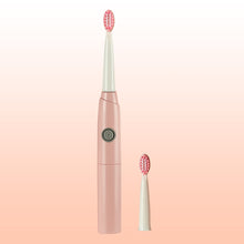 Load image into Gallery viewer, Smart Sonic Electric Toothbrush Low noise Batteries with 2 Replaceable Brush Heads 2 Min Smart Timer Portable for Travel
