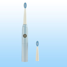 Load image into Gallery viewer, Smart Sonic Electric Toothbrush Low noise Batteries with 2 Replaceable Brush Heads 2 Min Smart Timer Portable for Travel
