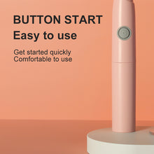 Load image into Gallery viewer, Smart Sonic Electric Toothbrush Low noise Batteries with 2 Replaceable Brush Heads 2 Min Smart Timer Portable for Travel
