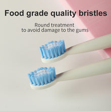 Load image into Gallery viewer, Smart Sonic Electric Toothbrush Low noise Batteries with 2 Replaceable Brush Heads 2 Min Smart Timer Portable for Travel
