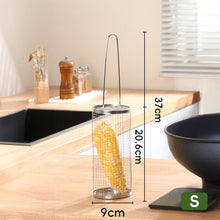 Load image into Gallery viewer, Vegetable Grill Basket with Quick Lock Handle Rotating BBQ Grill Cage Heat-Resistant Grilled meat veg mushrooms Tools Camping BBQ Accessory
