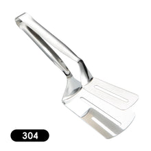 Load image into Gallery viewer, Multifunctional Steak Shovel Clip Food Tongs Thickened 304 Stainless Steel Pan-fried Steak Beef Fish Fillets Kitchen Baking Bread Tool Clips
