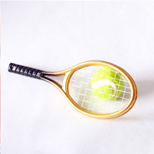 Load image into Gallery viewer, Dollhouse Mini Model Toy Miniature Tennis Racket Ornament Tennis Ball for 17cm Labubu Dolls Cute DIY Doll Micro-landscapes Decor
